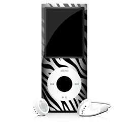 iPod Zebra Icon 256x256 png